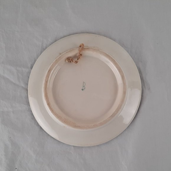 Vintage Signed Spanish Dancers Hanging Plate/Trinket Dish - 7" - Picture 2 of 5